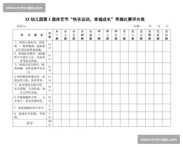 以比赛评分表为核心构建全面公正的赛事评审体系探讨策略研究方略